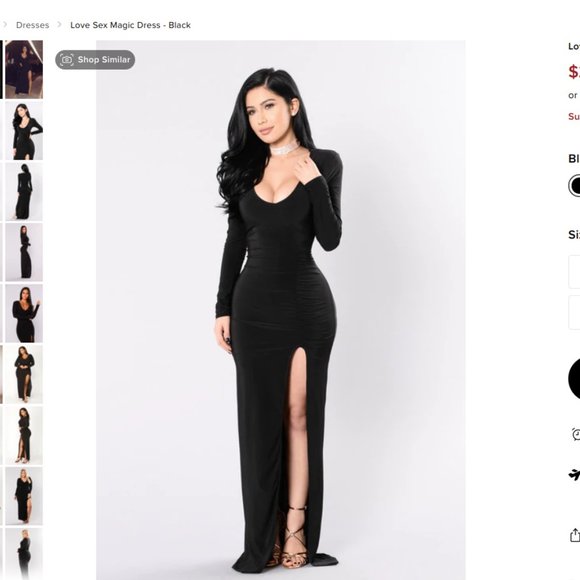 fashion nova black prom dress Diva Black Tie Side Mini Dress - US 10 main image 0
